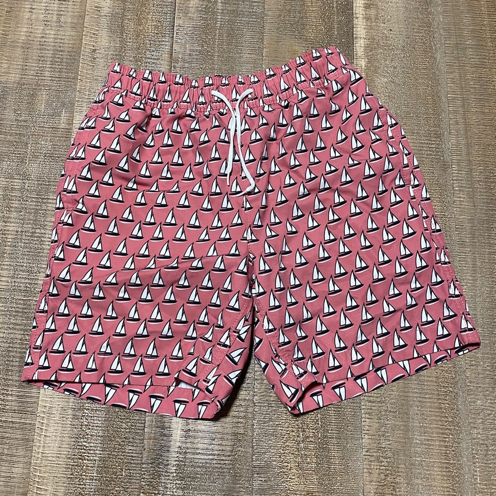 Crewcuts Stylish Sailboat boys Swim Trunks